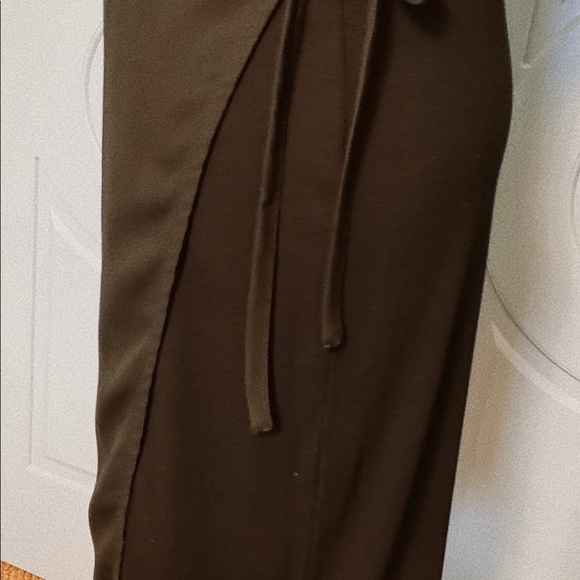 Rudsak Marcelino Black Jersey/Chiffon Skirt Medium - Picture 3 of 11